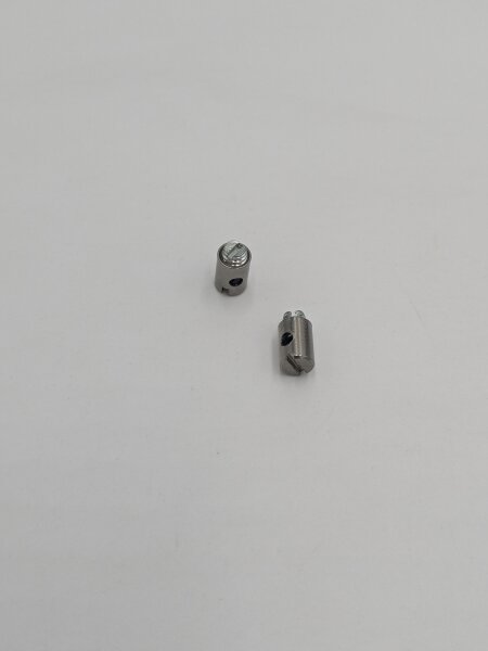 Schraubnippel 5x7mm Klemm Nippel für Gaszug Bowdenzug Seilzug Universal